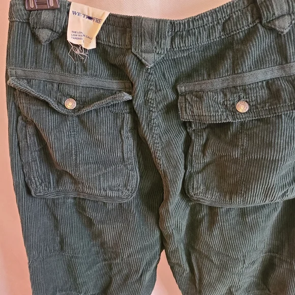 We the Free The London Calling Low Rise Tapered Leg Cargo Corduroy Pants Sz 26 - Picture 4 of 9
